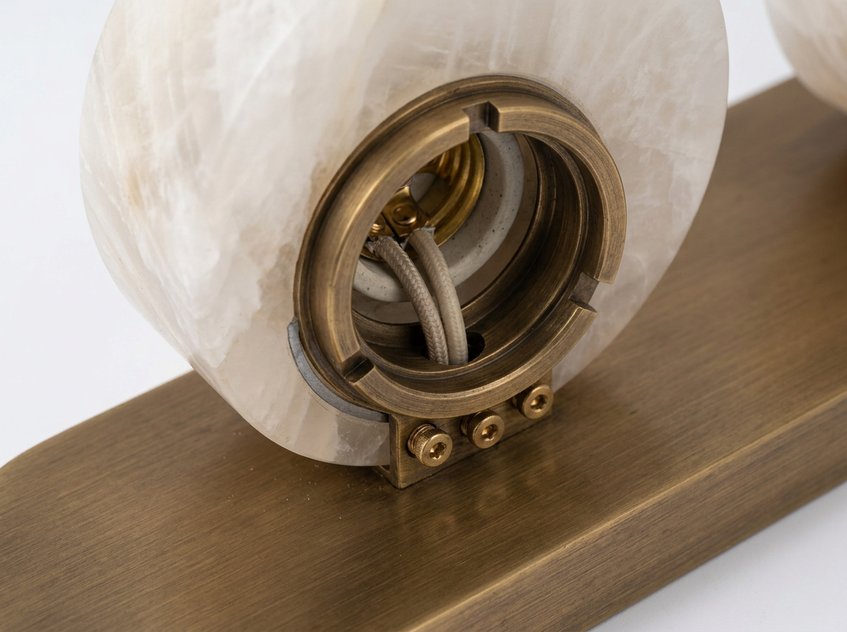 Alabaster Vanity Light Bar