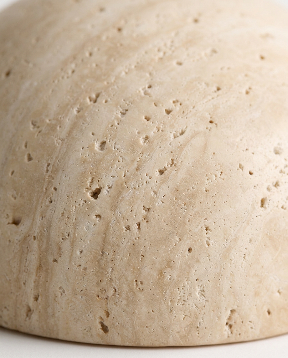 Travertine Dome Reading Sconce