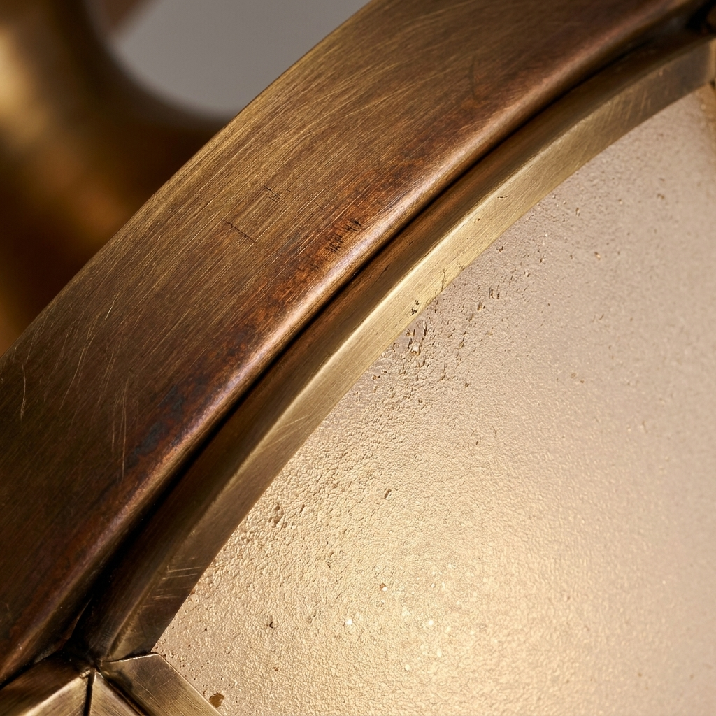 Copper Glass Flush Mount