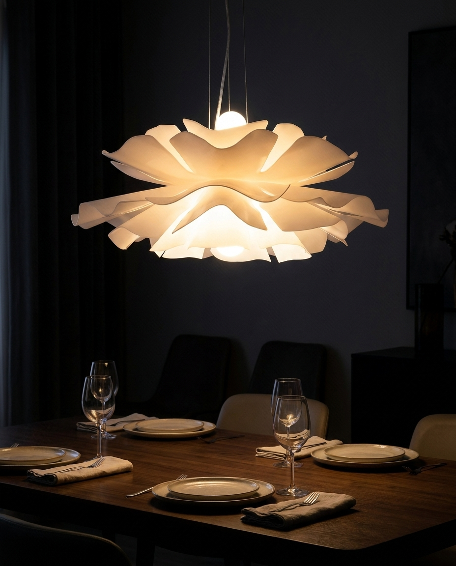 Acrylic Bloom Chandelier