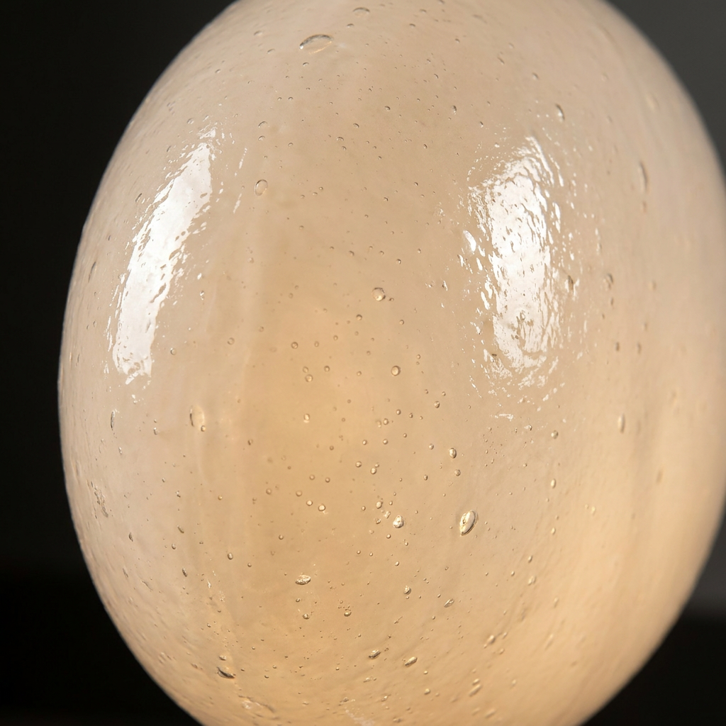 Glass Mushroom Accent Lamp