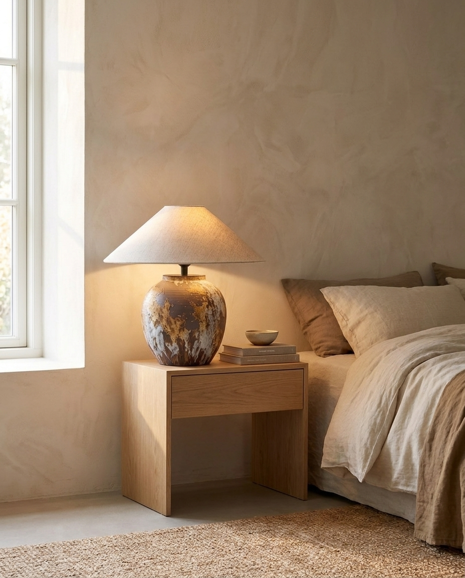 Reactive Glaze Ceramic Lamp