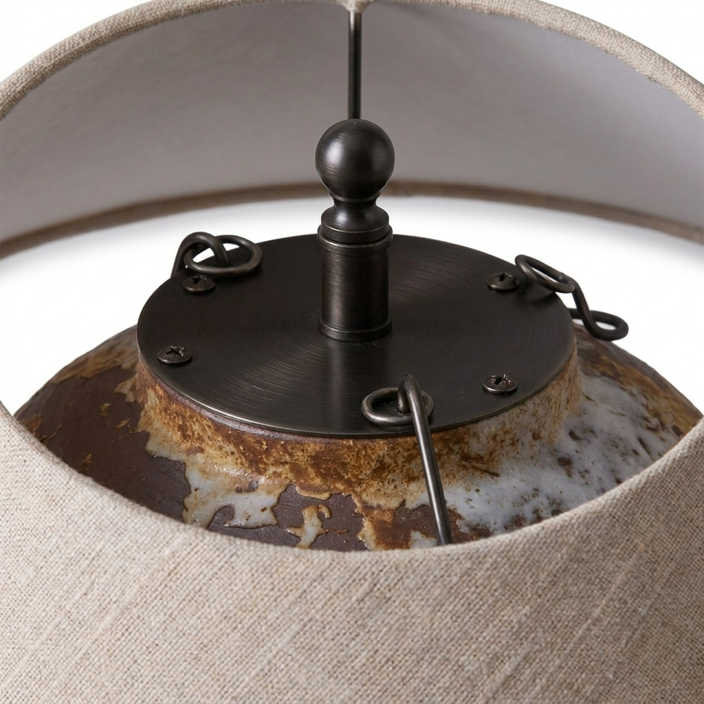 Reactive Glaze Ceramic Lamp