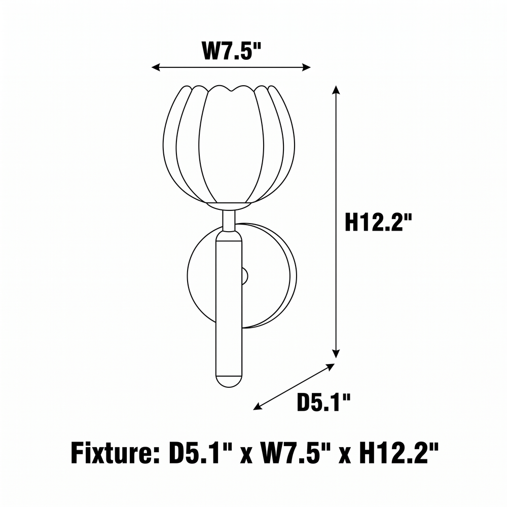 Sculptural Alabaster Copper Sconce