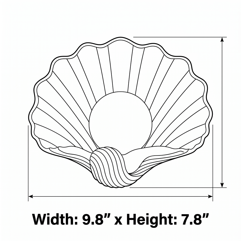 Alabaster Shell Wall Sconce