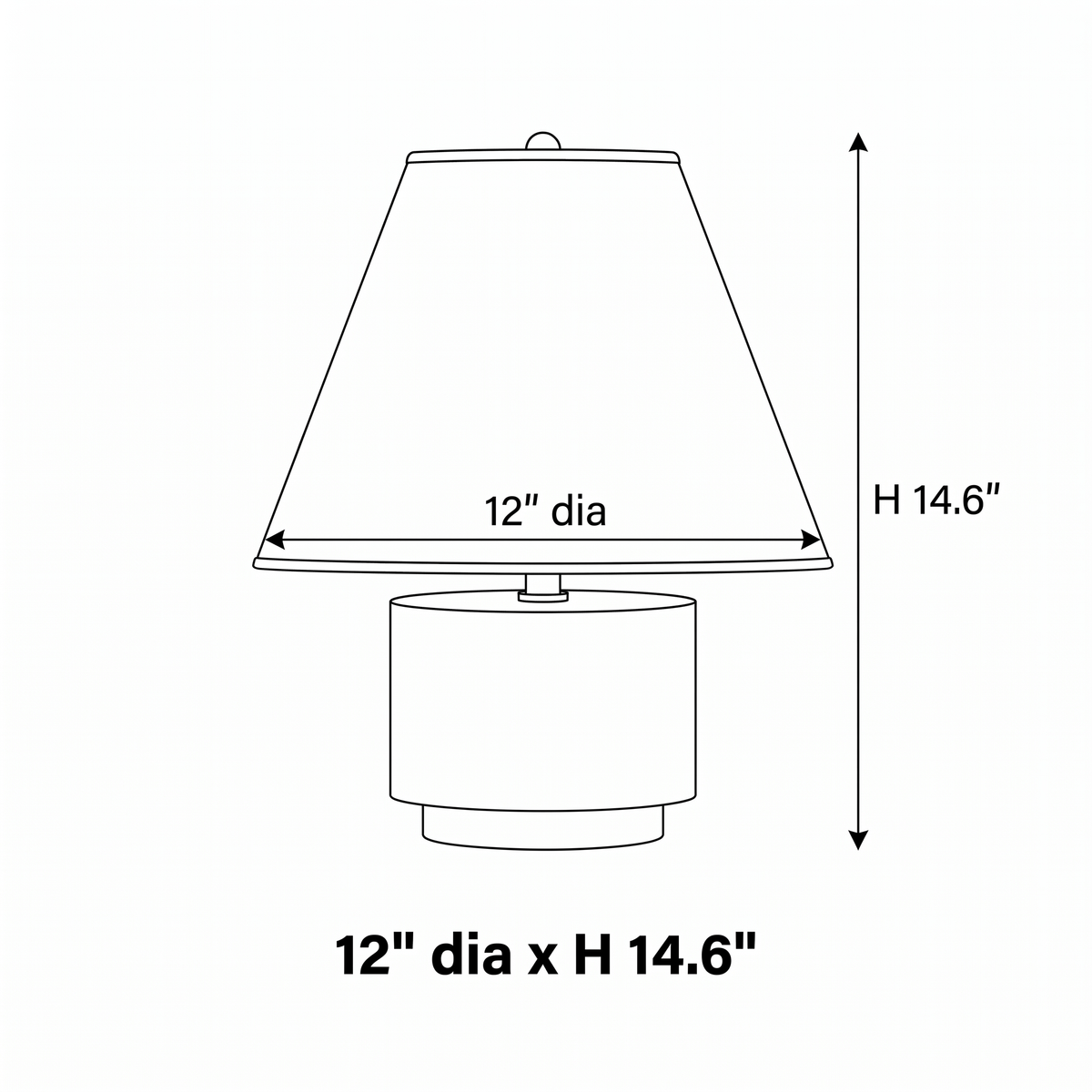Travertine Base Table Lamp