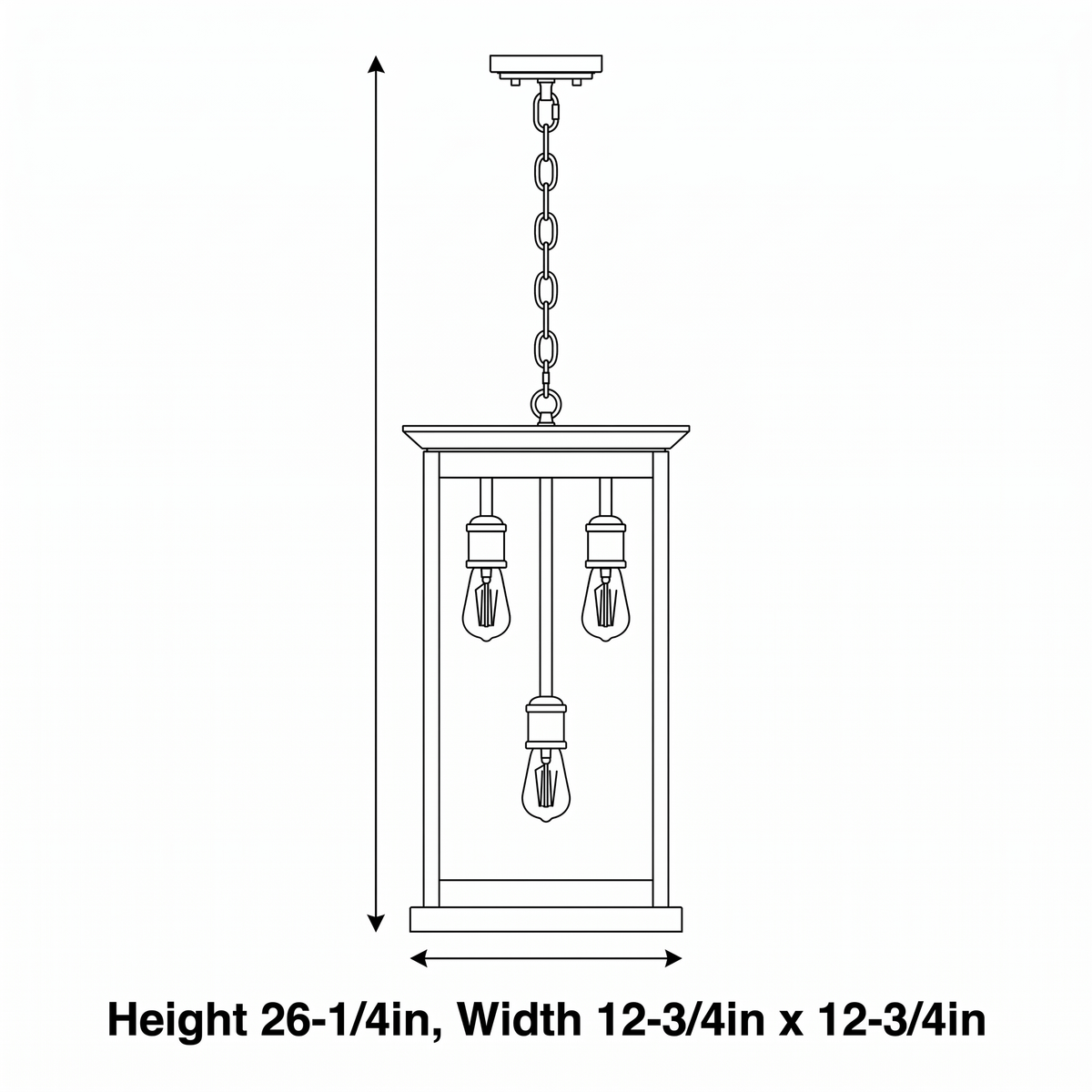 Craftsman Lantern Pendant