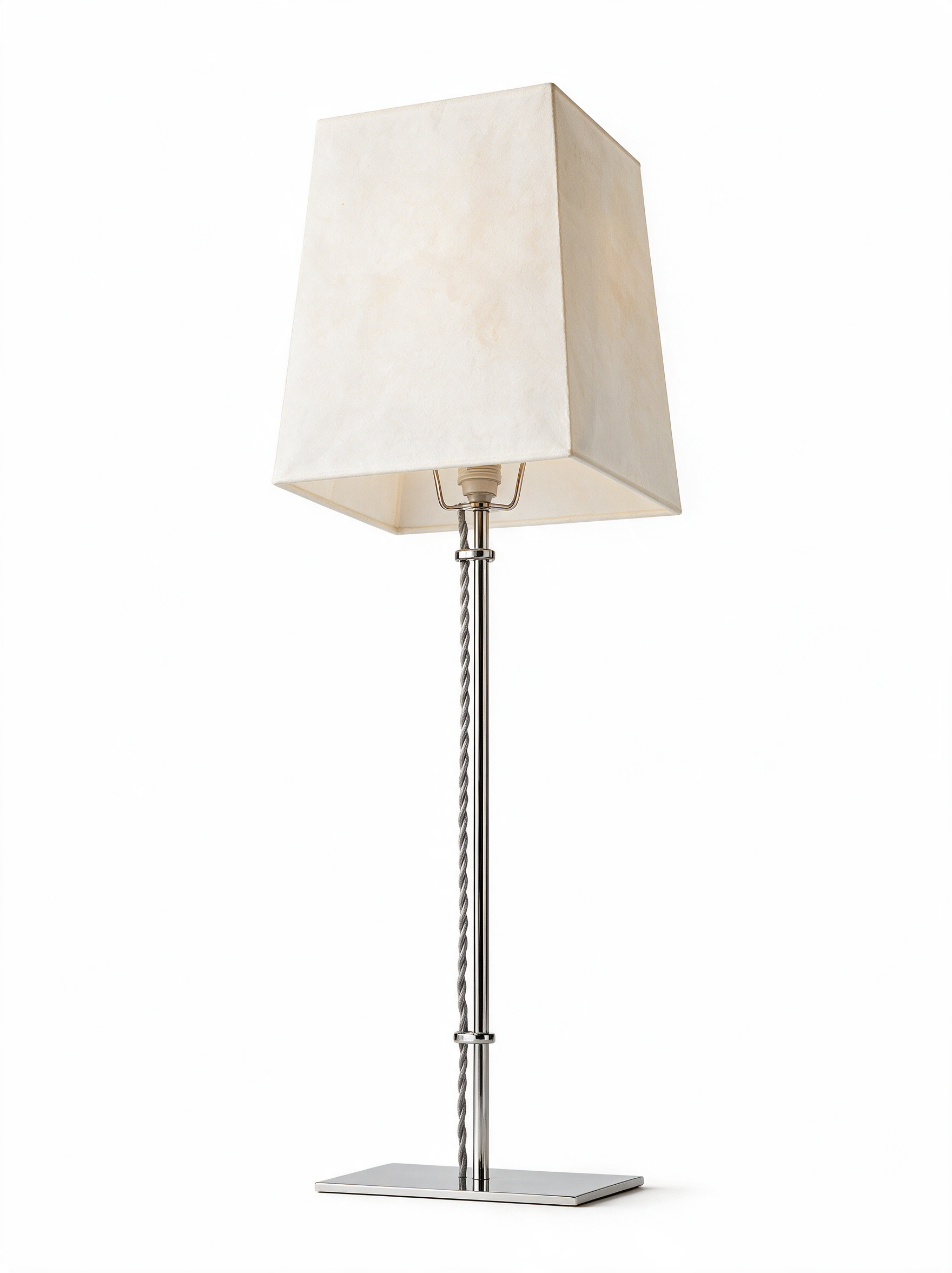 AIR HAVEN Aquarelle Paper Shade Table Lamp - White Hero