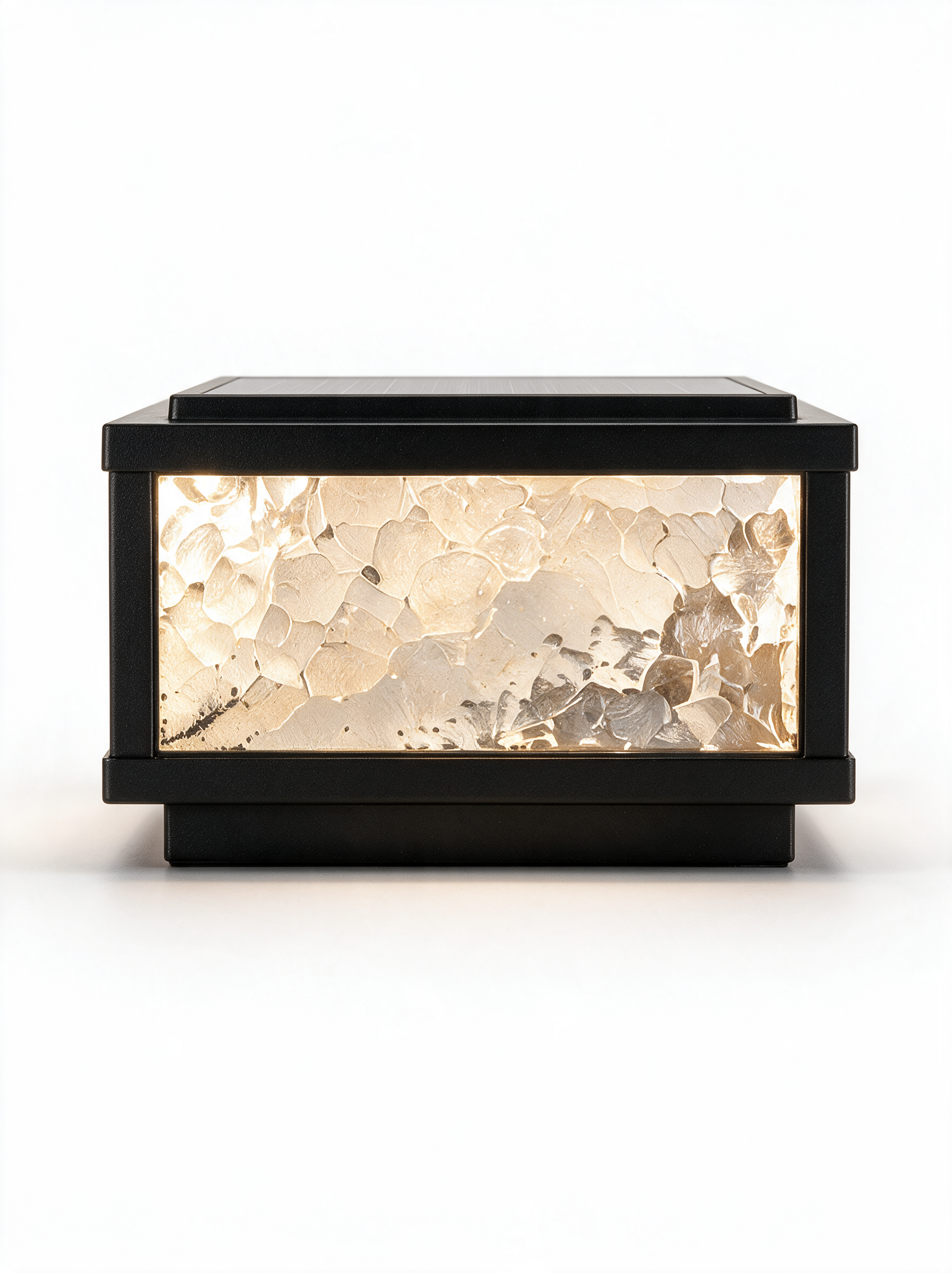 AIR HAVEN Solar LED Pillar Light - Front Elevation