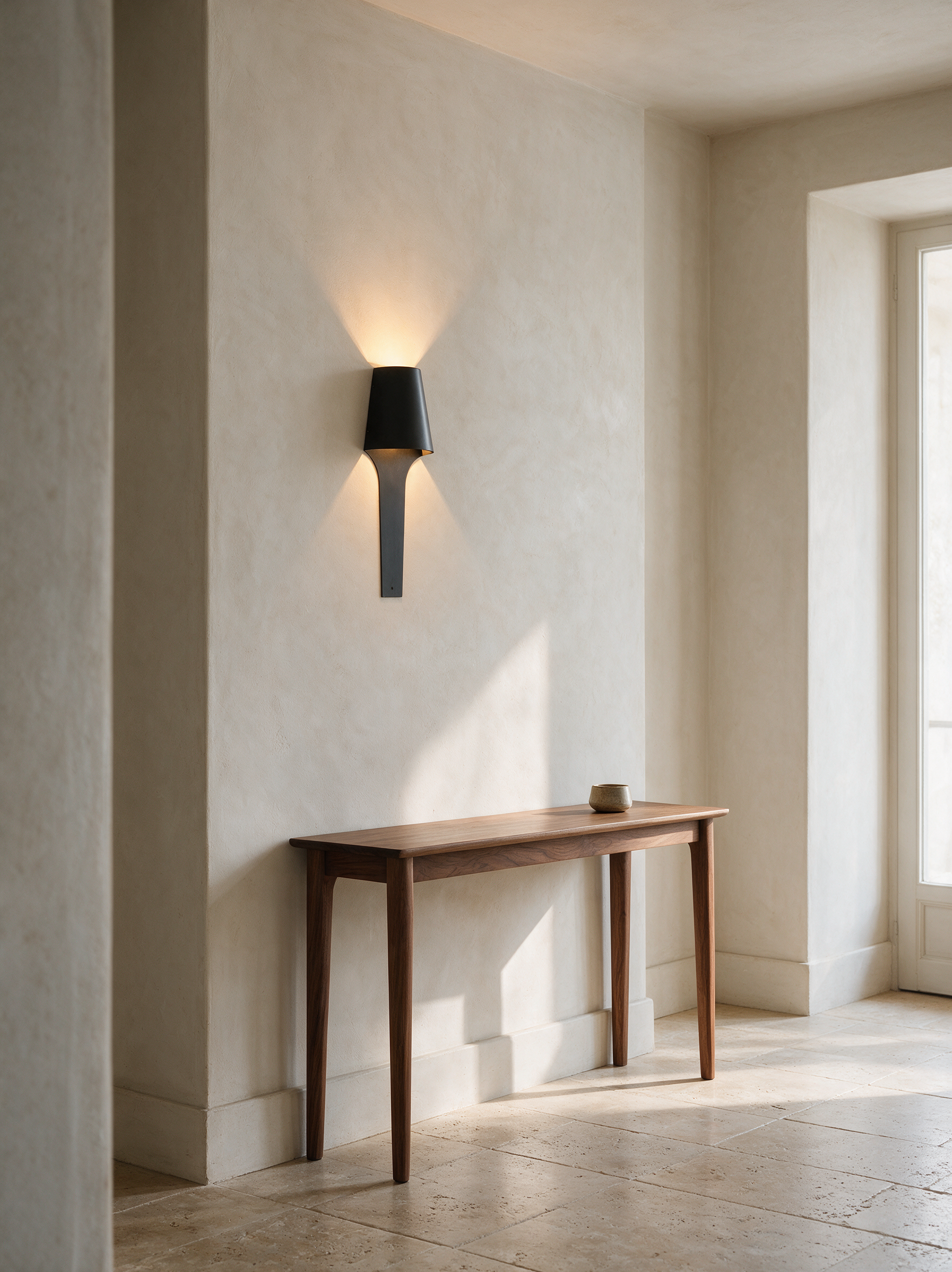 AIR HAVEN Contrast Brass Wall Sconce - Signature Lifestyle Hallway