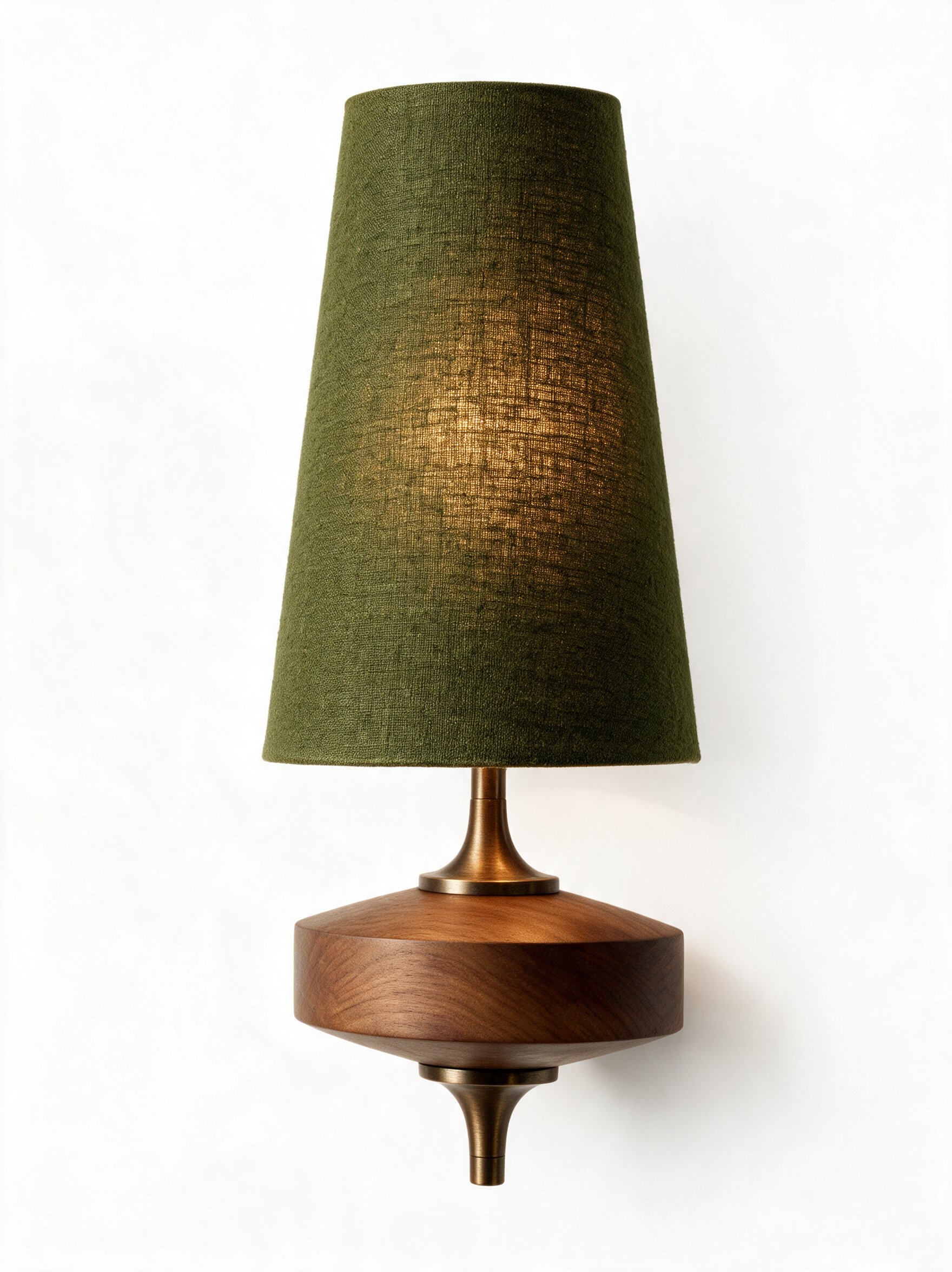 AIR HAVEN Botanical Bloom Wall Sconce - White Hero (Single, Green)