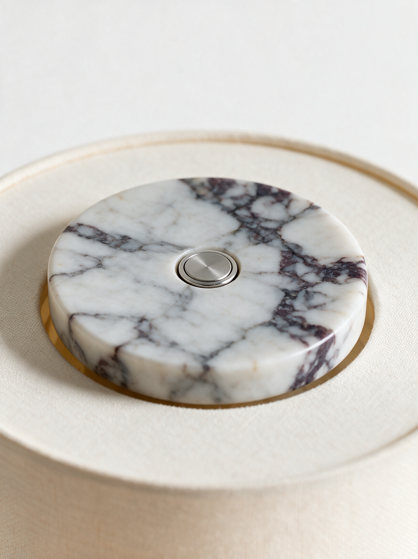 AIR HAVEN Marble Cylinder Table Lamp - Construction Detail