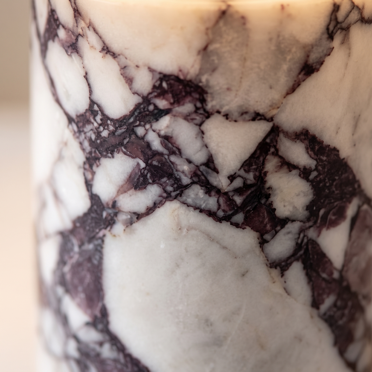 Marble Cylinder Table Lamp