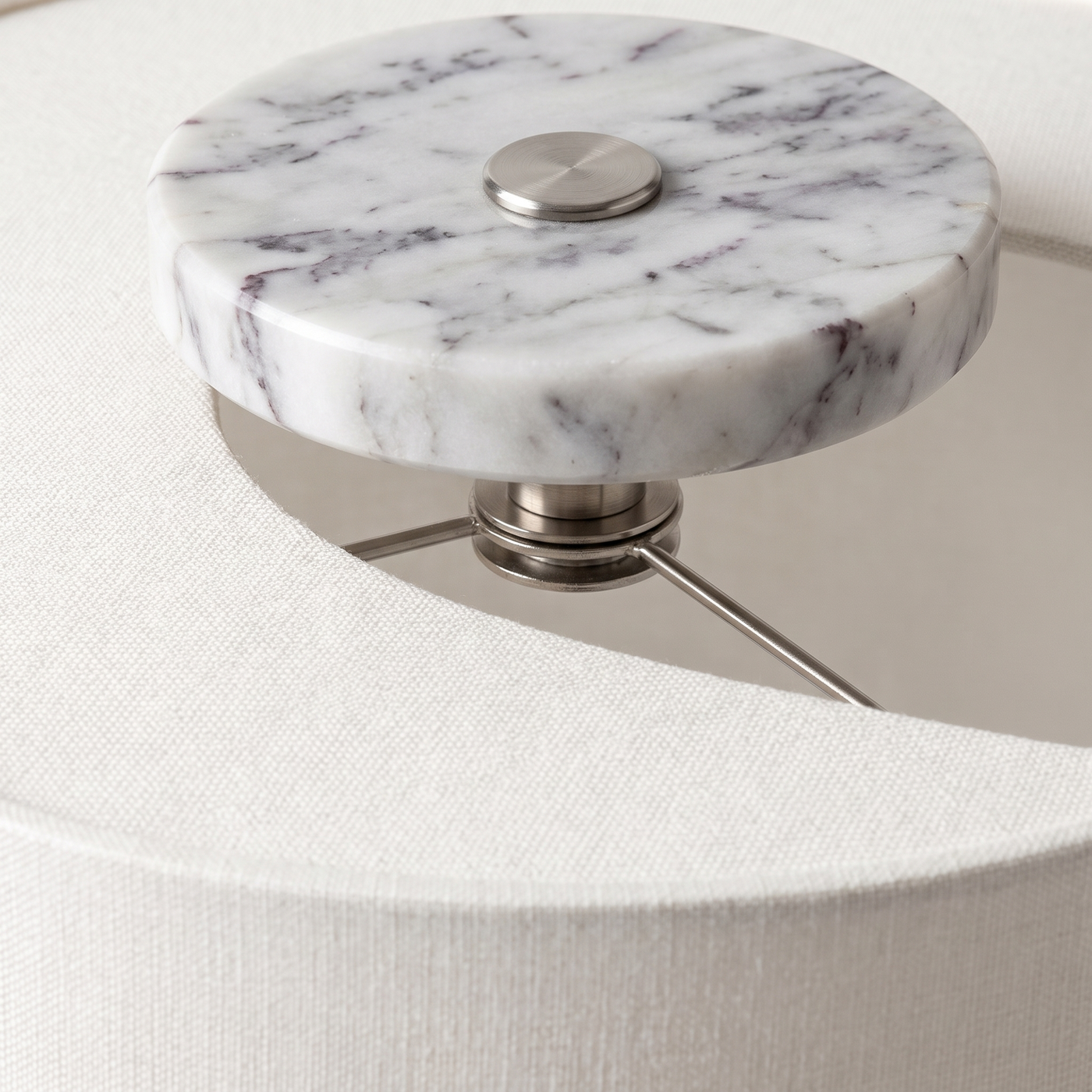 Marble Cylinder Table Lamp
