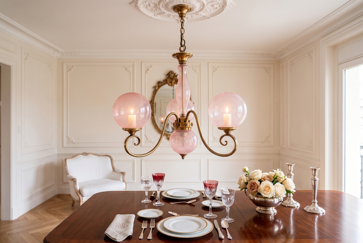 Evelyn Glass Chandelier