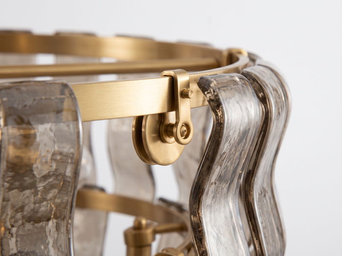 Ghiaccio Glass Flushmount