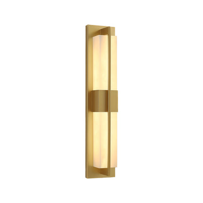Gold Wall Lighting Outdoor Waterproof Linear Metal Light