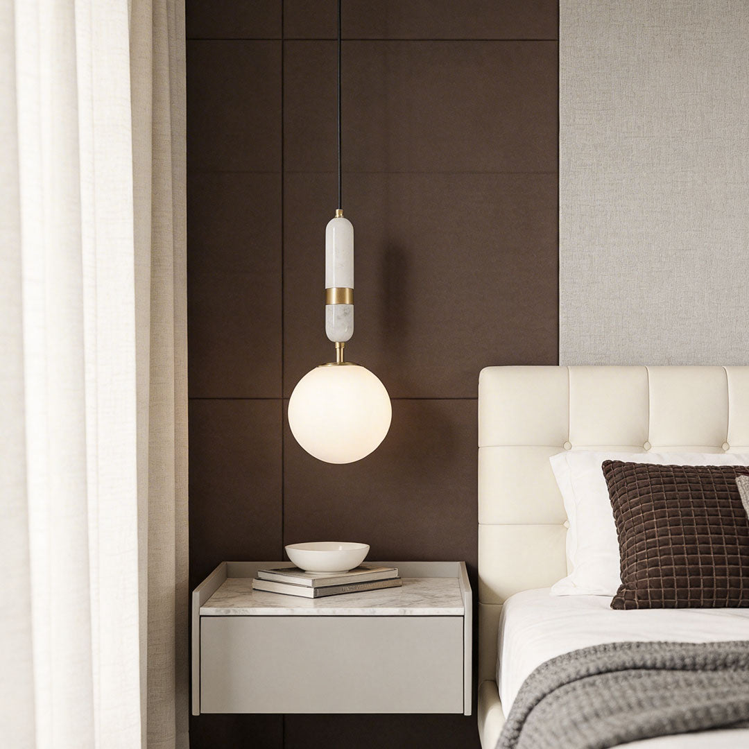 Modern Globe Pendant Light Minimalist Luxury Small Ceiling Light