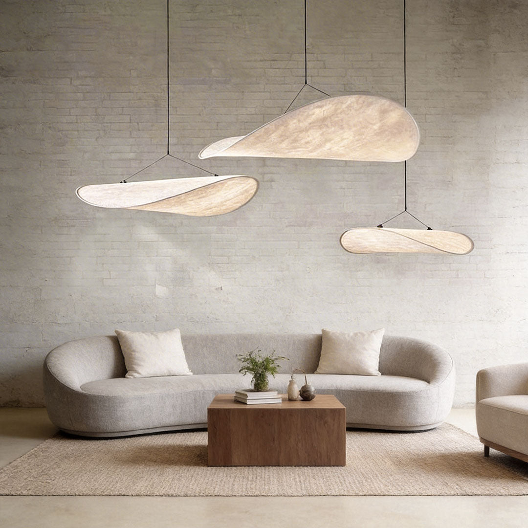 Oversized Chandeliers Modern Chip-Shaped Ceiling Light