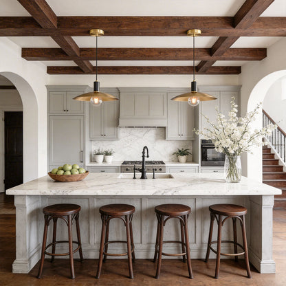 Vintage Glass Light Pendant Minimalist Art LED Ceiling Light