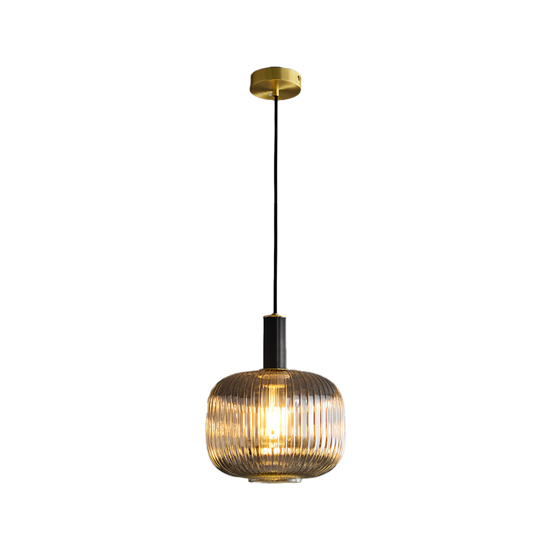 Vintage Glass Pendant Light Nordic Luxury Single Ceiling Light