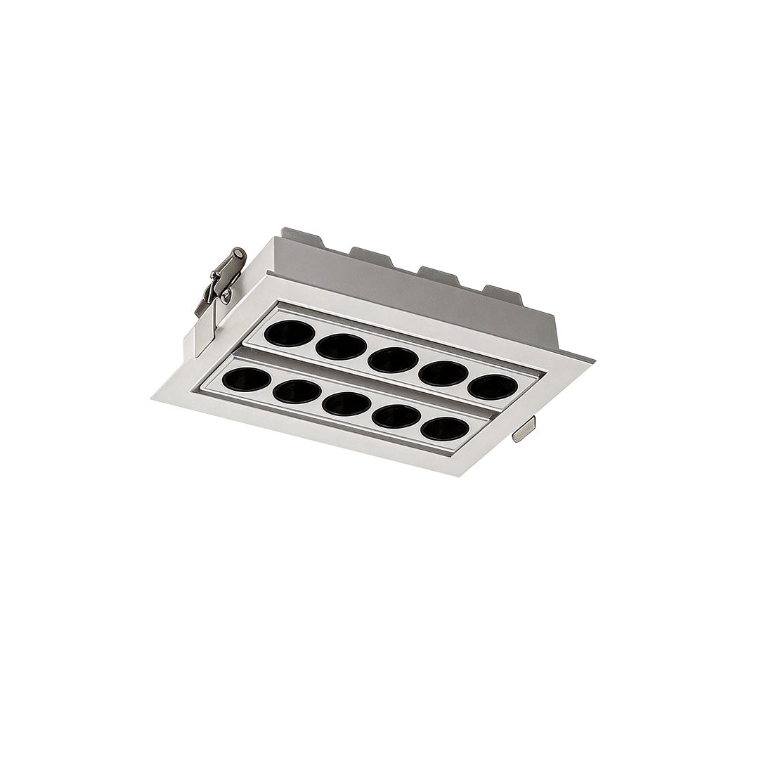 2 PCS LED Ceiling Recessed Spotlights Grille LED Linear Light