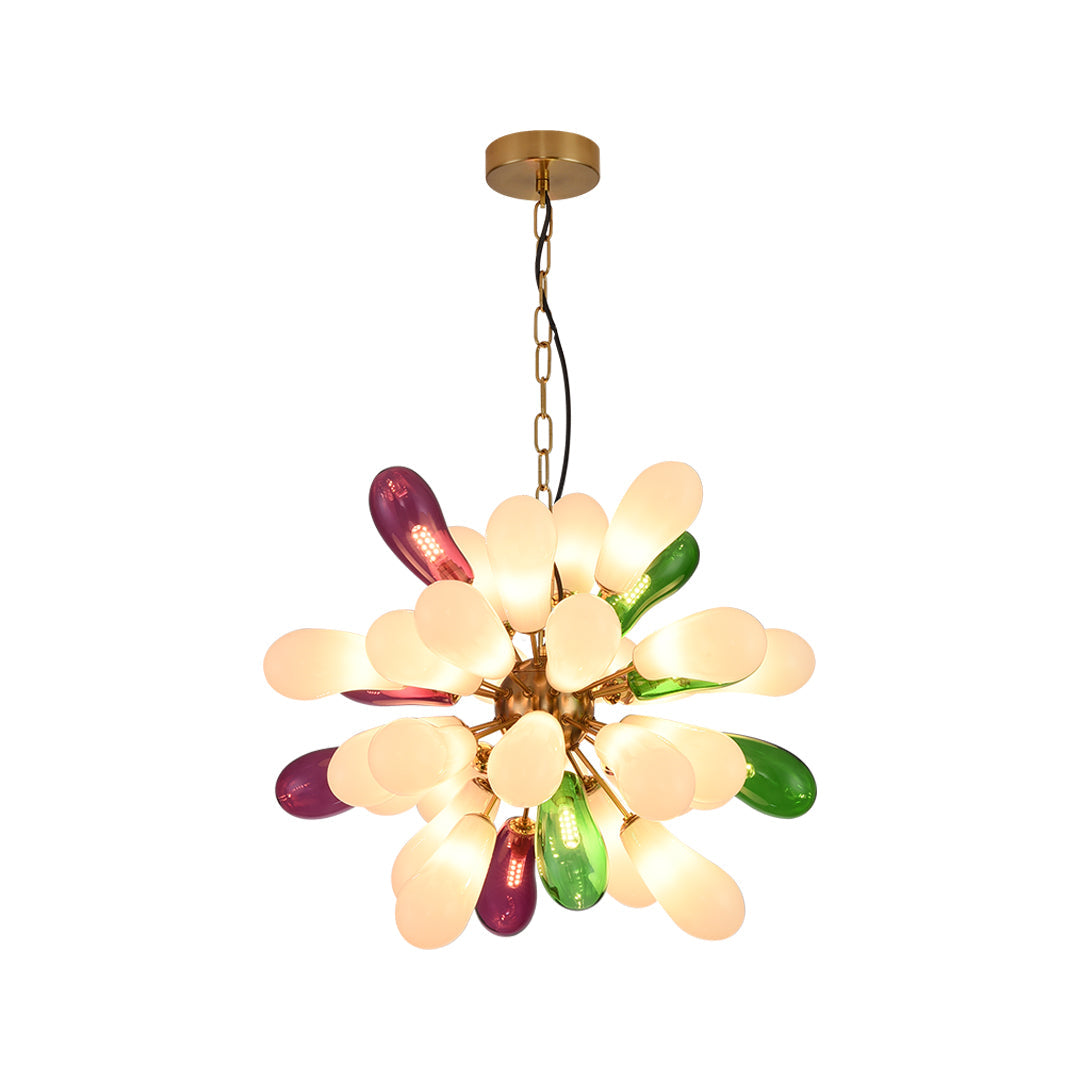 Modern Large Chandelier Artistic Colored Glass Ceiling Light