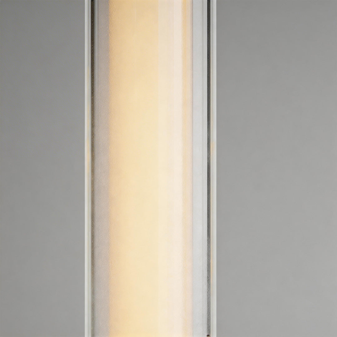 LED Outdoor Sconce Modern Black Long Aluminum Light