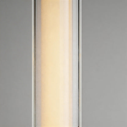 LED Outdoor Sconce Modern Black Long Aluminum Light