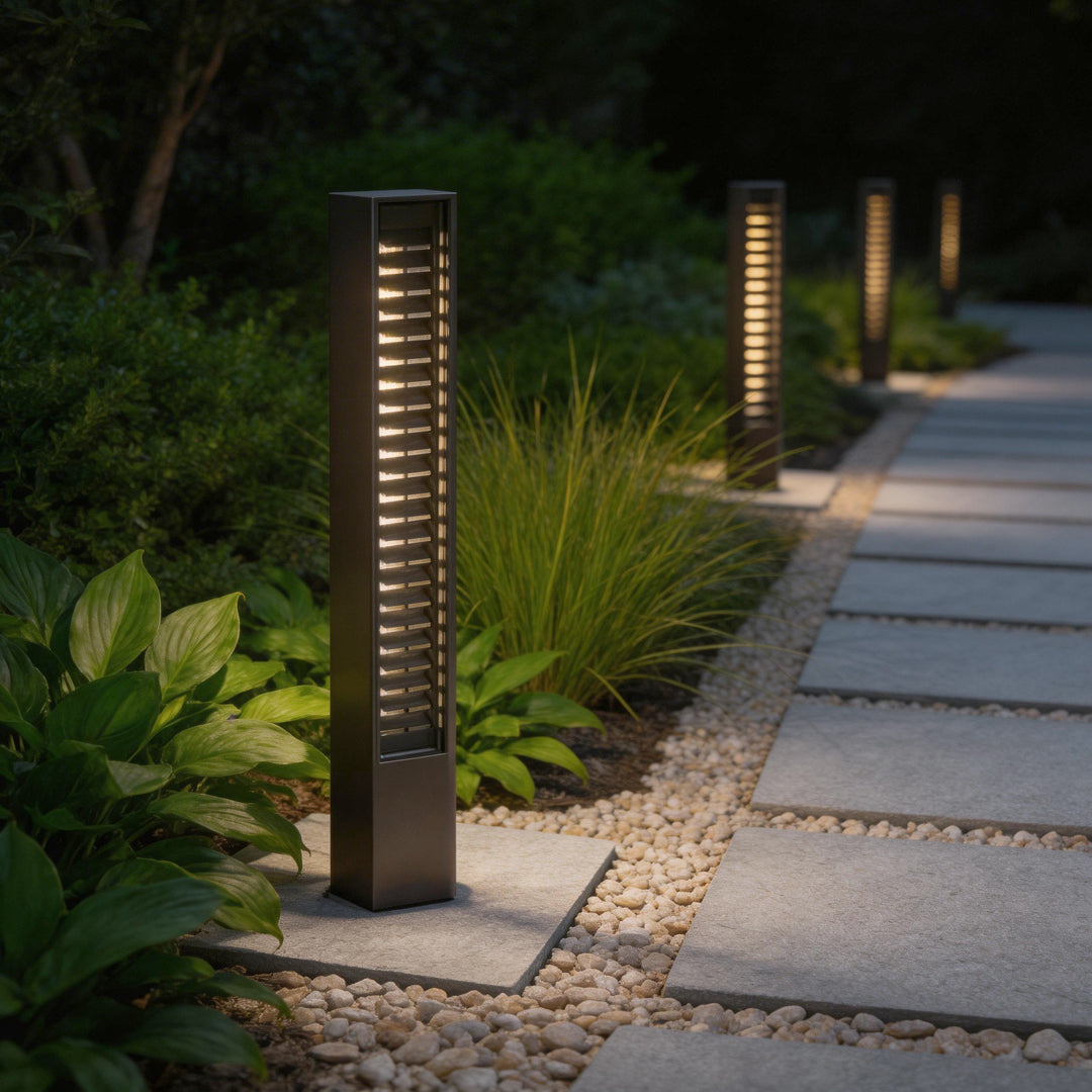 LED Bollard Lighting Modern Outdoor Waterproof Landscape Light