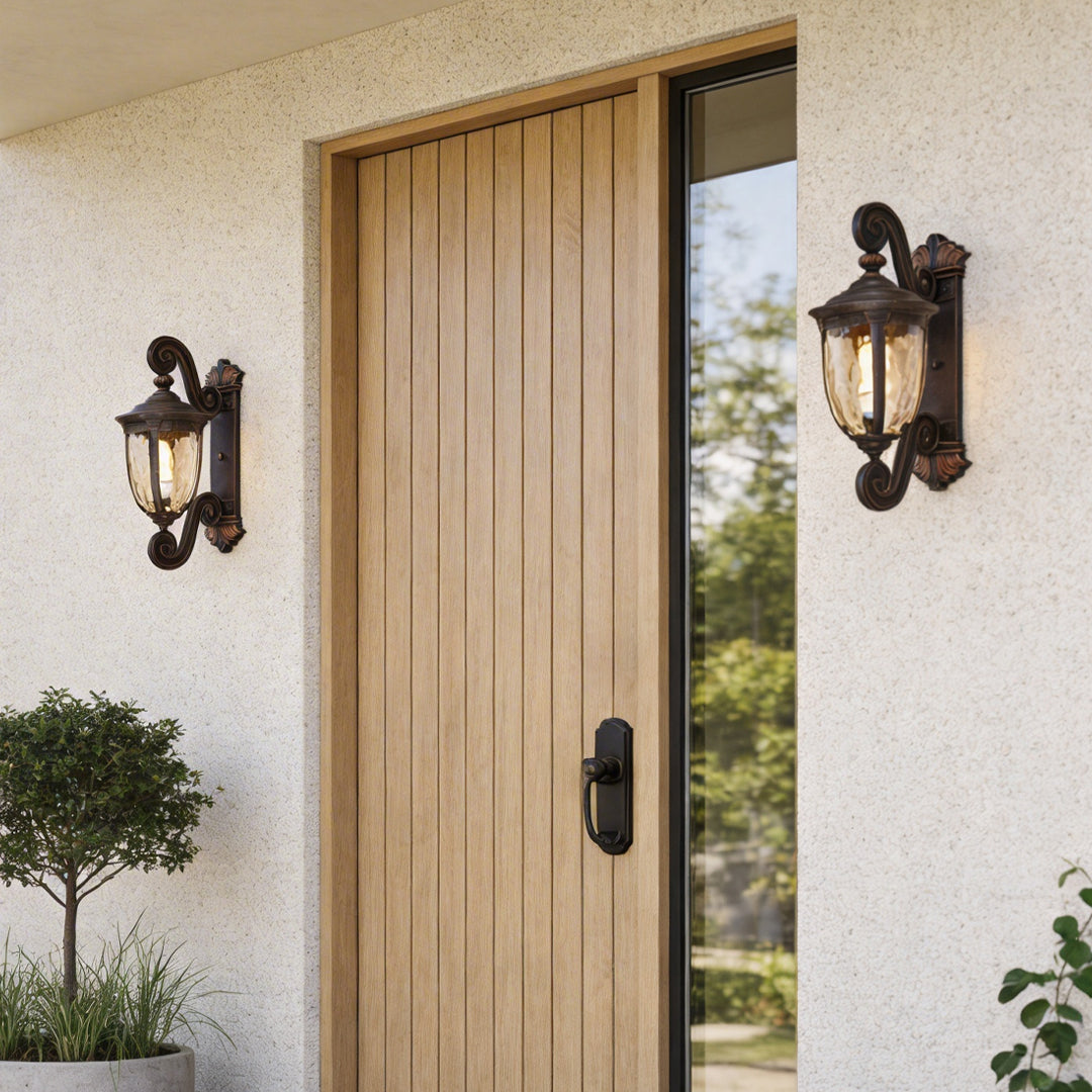 Lantern Wall Lights Outdoor American Waterproof Garden Light