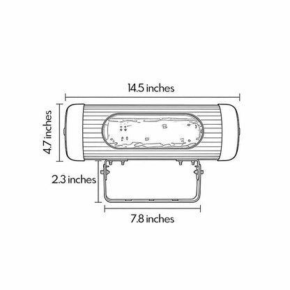 Outdoor Spotlight LED Dynamic Water Ripple Waterproof Light
