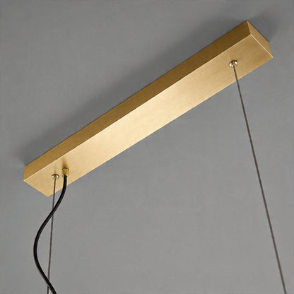 Linear Modern Chandelier Minimalist Creative Ceiling Light