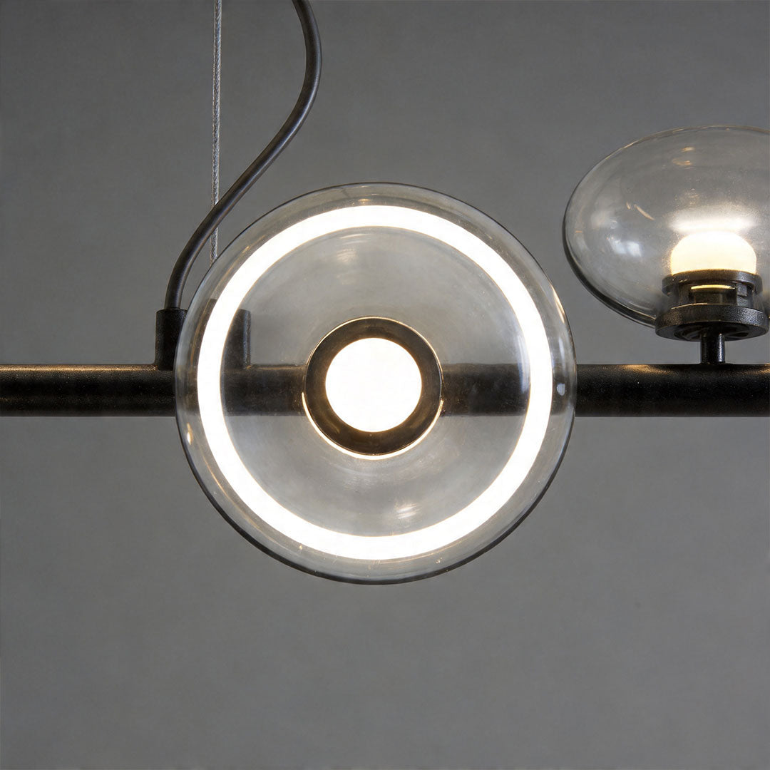 Linear Modern Chandelier Minimalist Creative Ceiling Light