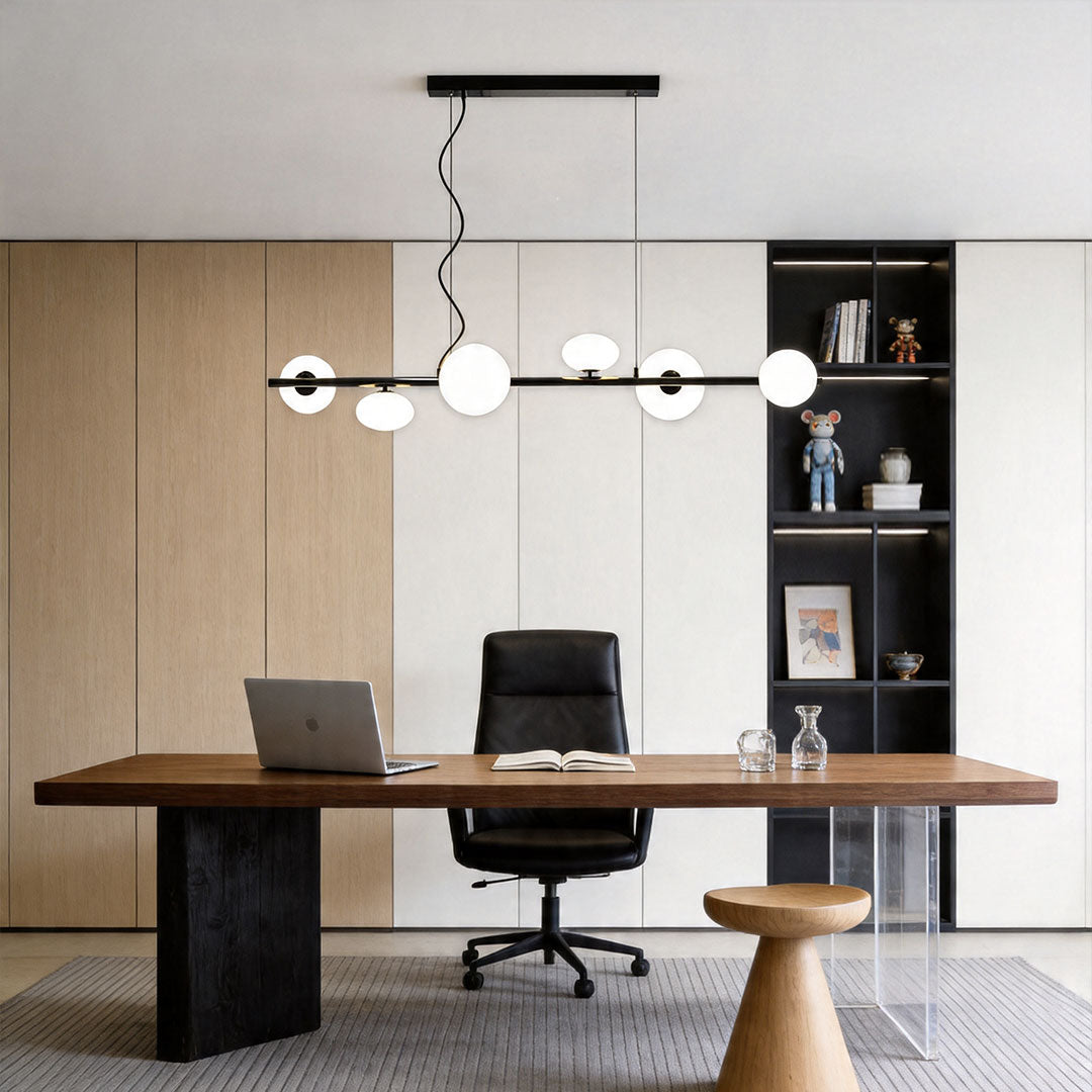 Linear Modern Chandelier Minimalist Creative Ceiling Light