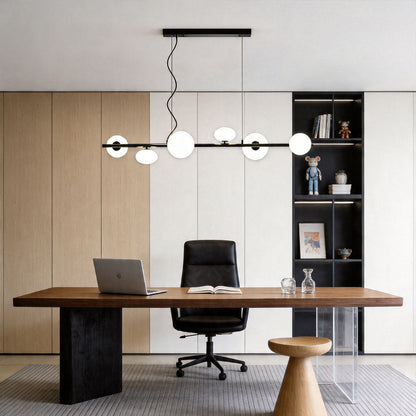 Linear Modern Chandelier Minimalist Creative Ceiling Light