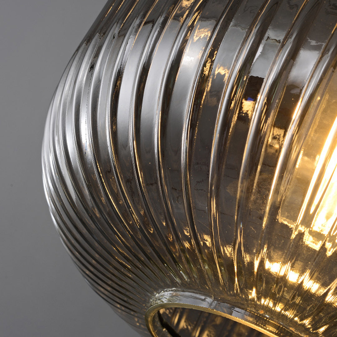 Vintage Glass Pendant Light Nordic Luxury Single Ceiling Light