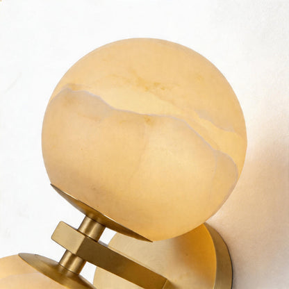 Up and Down Moon Brass Italian Luxury Creative Wall Lamp