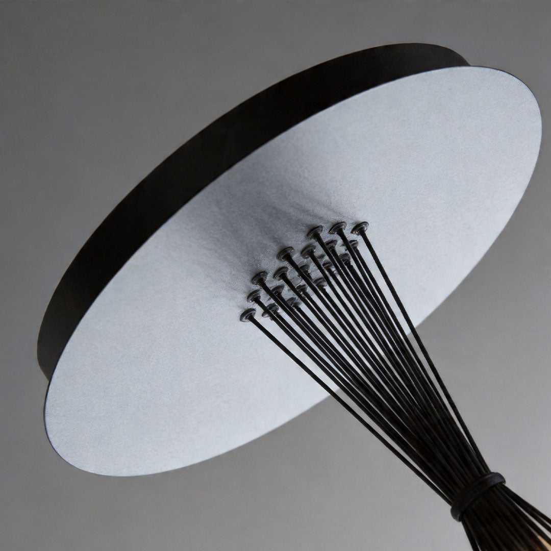 Modern Matte Black Chandelier Bubble Ball Ceiling Light