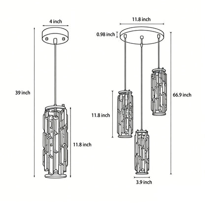 Crystal Island Pendant Light