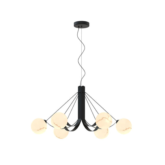 Black Chandelier Modern Creative Minimalist Ceiling Light