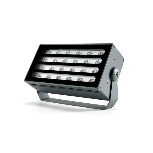 RGB LED Flood Light | Colored Outdoor Spotlight, 48W–72W for Garden & Facade