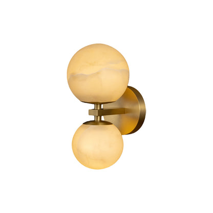 Up and Down Moon Brass Italian Luxury Creative Wall Lamp