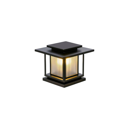 Solar-Powered Pillar Lights