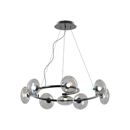 Modern Glam Chandelier Minimalist Molecule Bean Ceiling Light