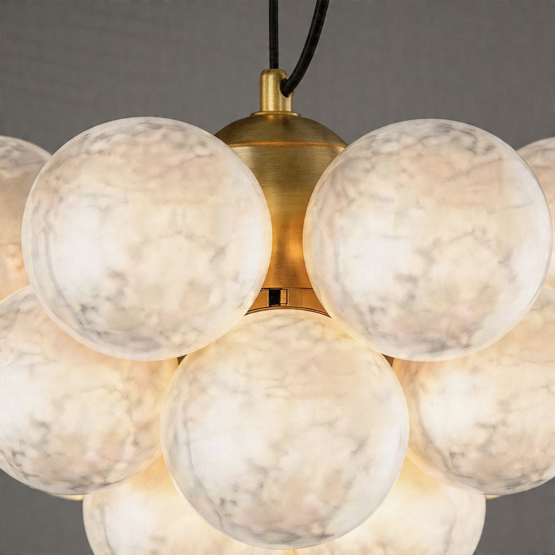 Modern Glass Bubble Chandelier Modern Multi-head LED Ceiling Light