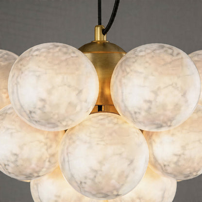 Modern Glass Bubble Chandelier Modern Multi-head LED Ceiling Light