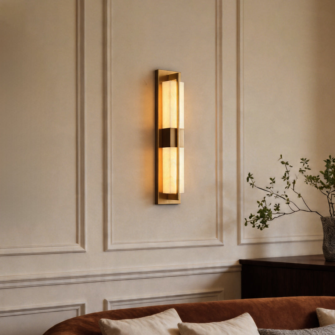 Gold Wall Lighting Outdoor Waterproof Linear Metal Light