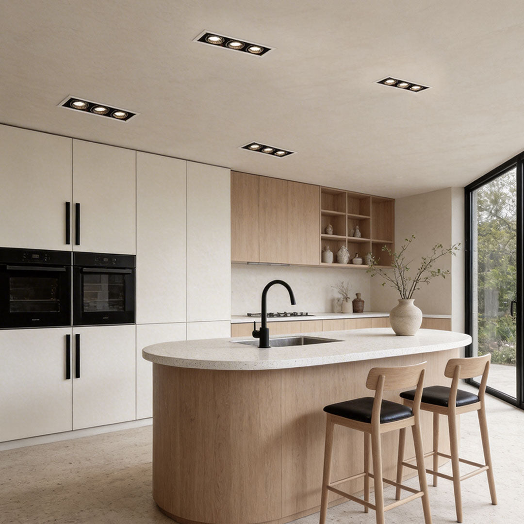 LED Spotlight Indoor Grille Recessed Linear LED Full-Spectrum Light