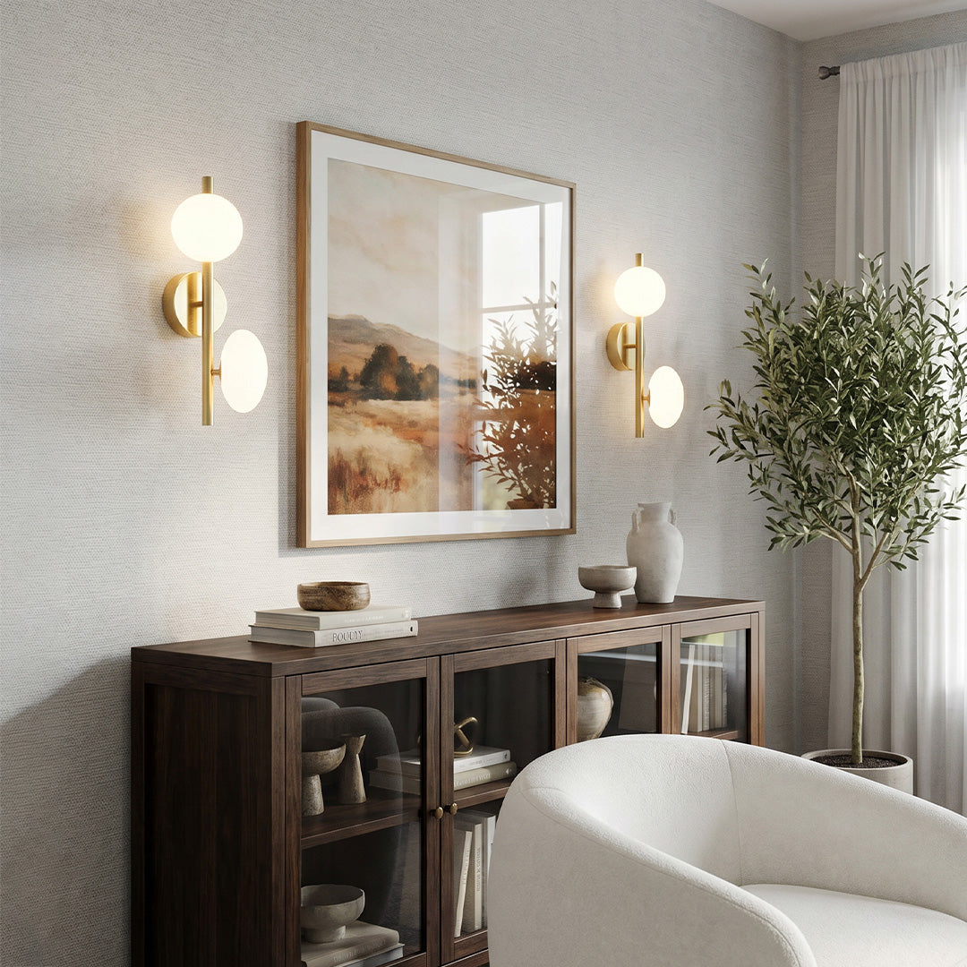 Multi Light Wall Sconce Nordic Decorative Glass Light